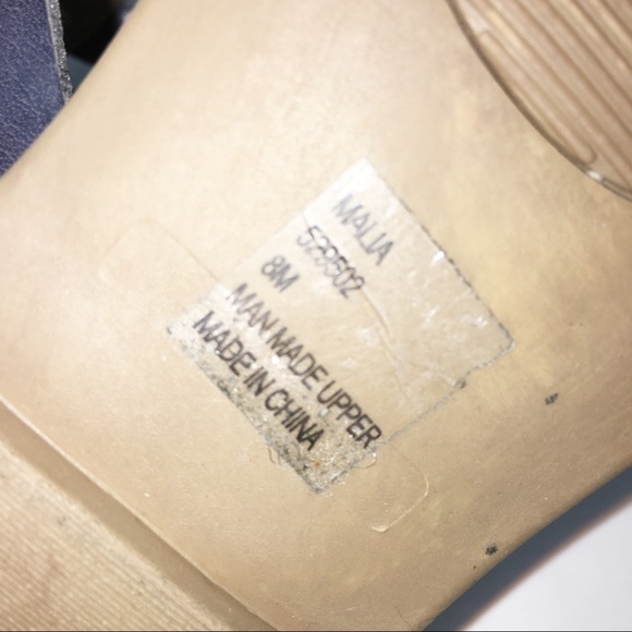 Rampage Navy blue size 8 leather sandal with toe strap - Picture 4 of 4